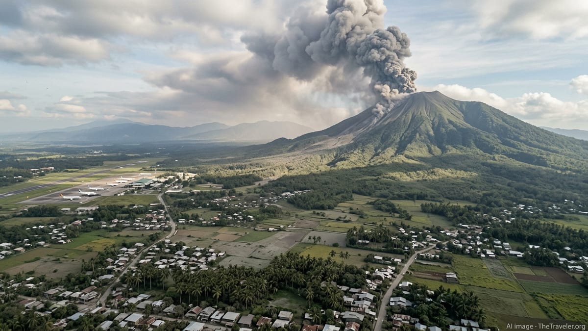 Mount Kanlaon Eruption Disrupts Negros Island Travel