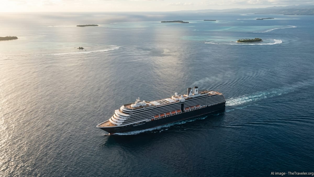 MS Noordam Sets 36-Day South Pacific Course for Seattle