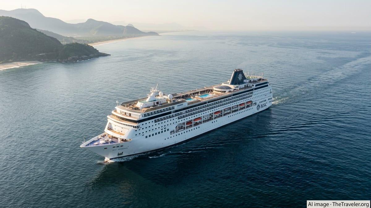 MSC Armonia Leaves South America on Grand Atlantic Crossing