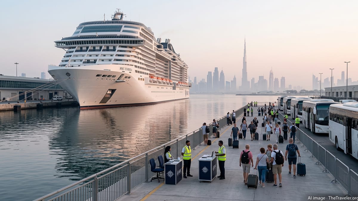 MSC Cruises Rushes Flights for 1,500 Stranded in Dubai
