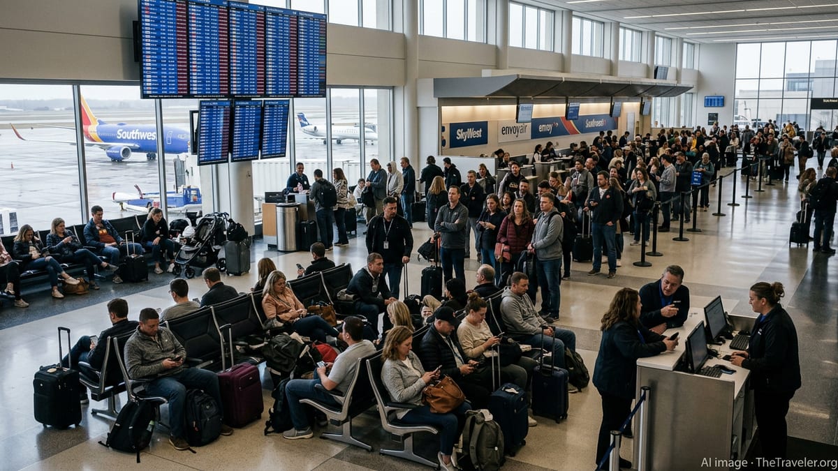 Cancellations and Delays Snarl Flights at MSP Airport