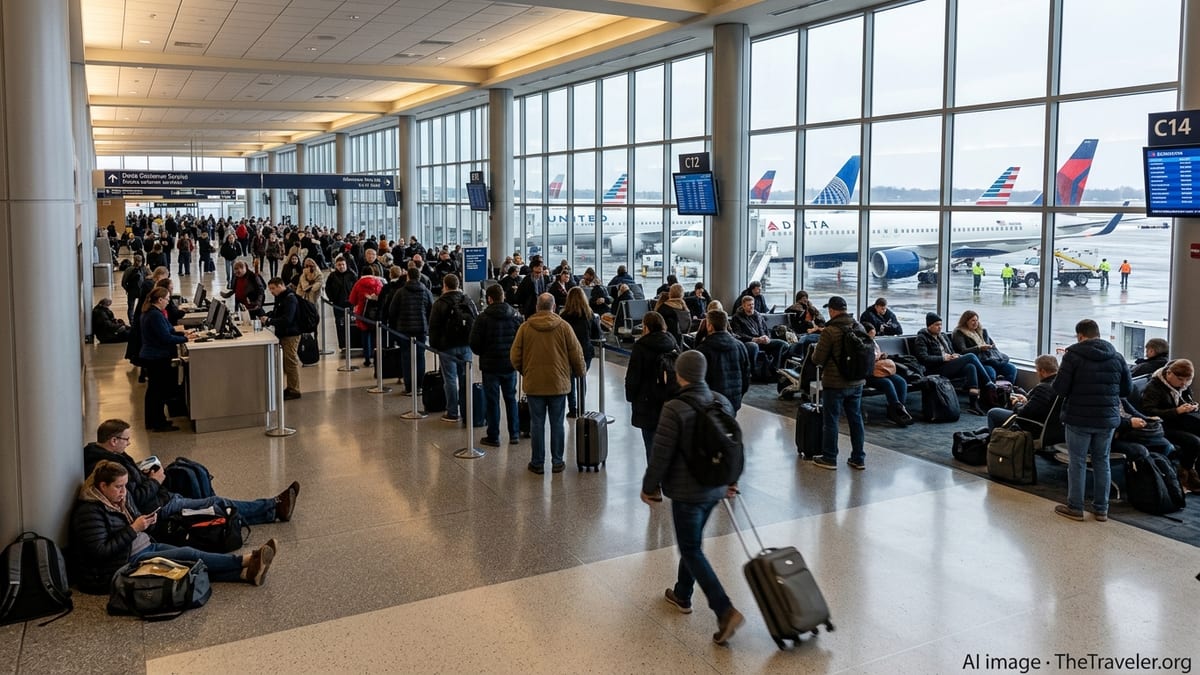 Flight Delays Snarl Travel at Minneapolis–St. Paul Airport