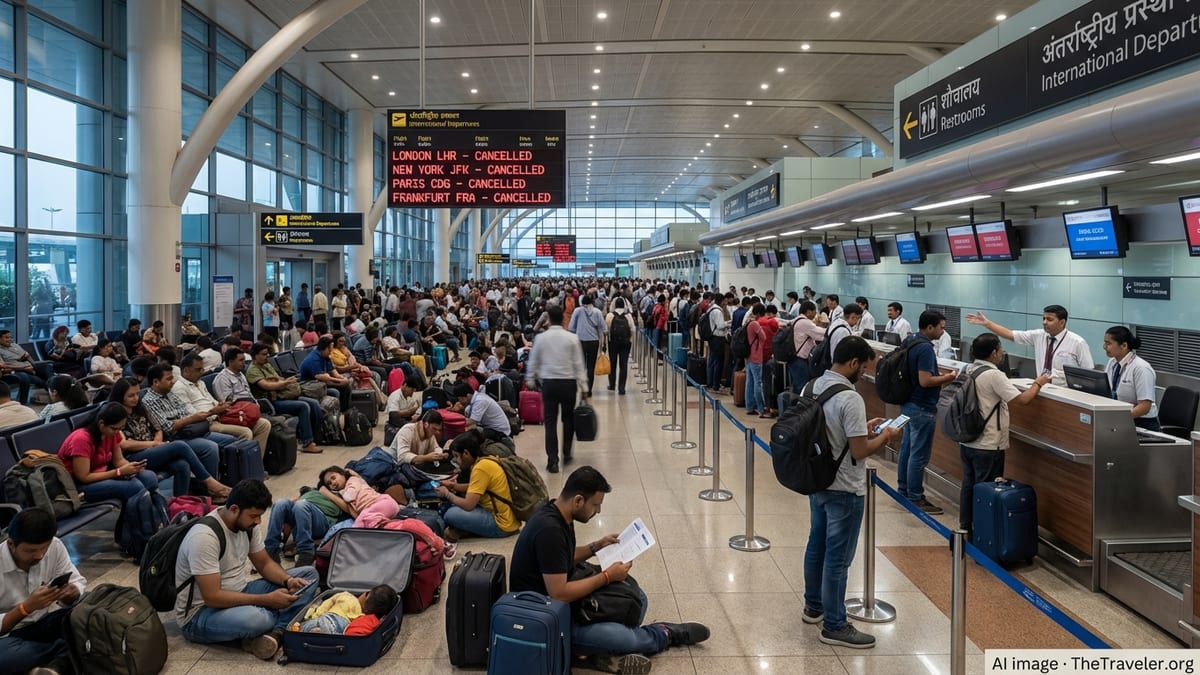 Middle East Crisis Triggers Flight Chaos at Mumbai Airport