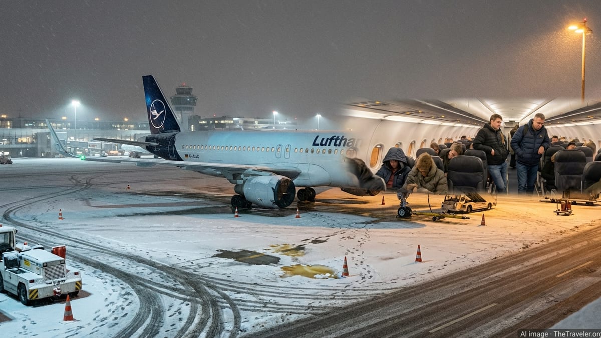 Chaos at Munich Airport as Lufthansa Passengers Trapped Overnight