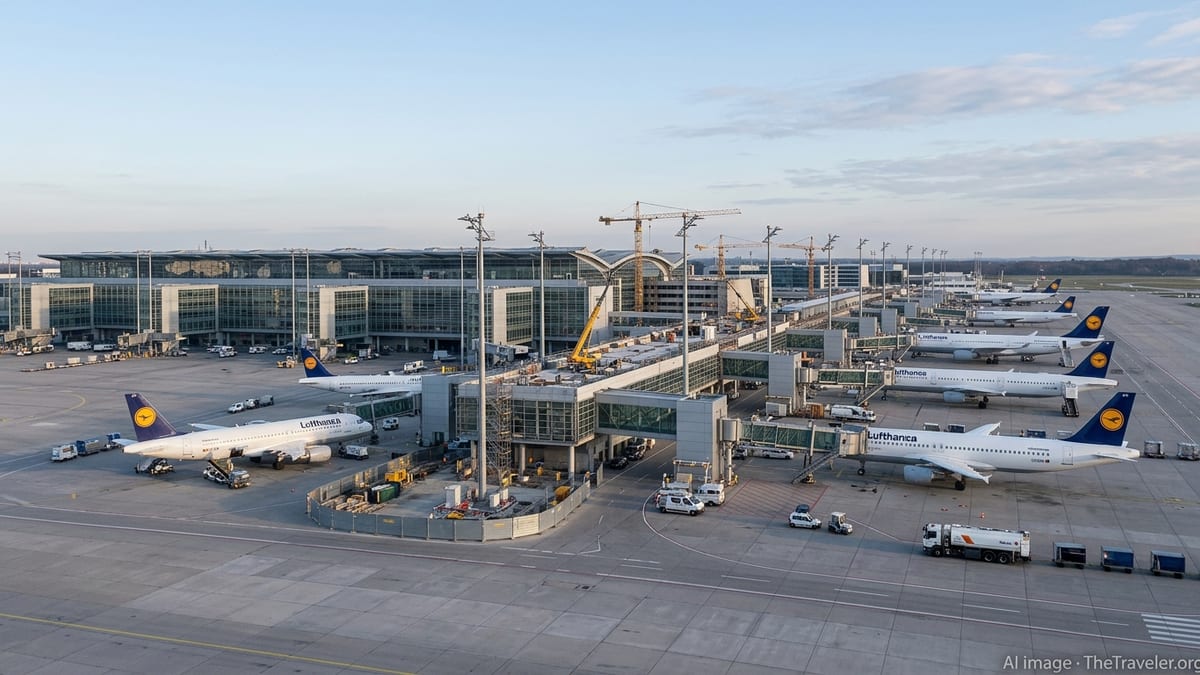 Munich Airport Plans New Lufthansa T‑Pier To Lift Capacity