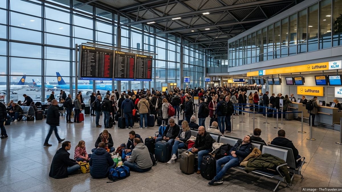 Flight Chaos Strands Passengers at Munich and Berlin
