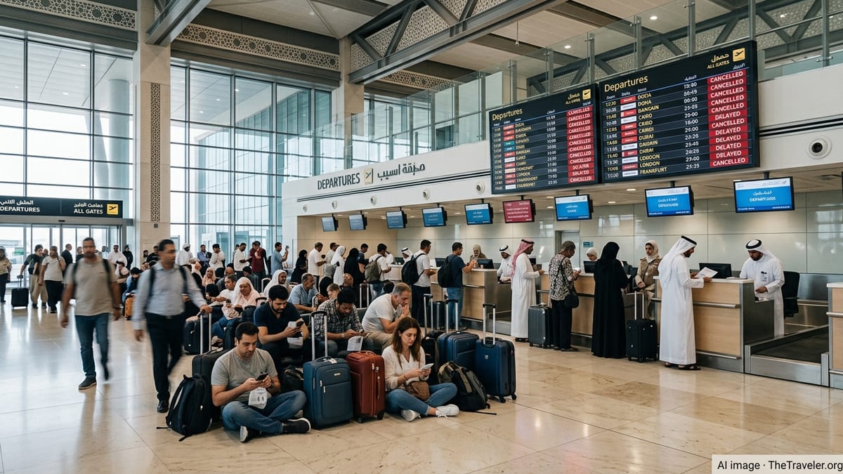 Flight Chaos At Muscat As Gulf Air, Qatar Airways Disrupt Routes