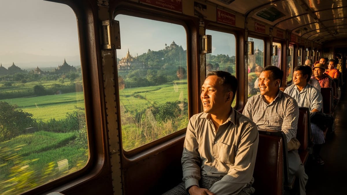 Myanmar’s Fuel Shock Drives Travellers Onto the Rails