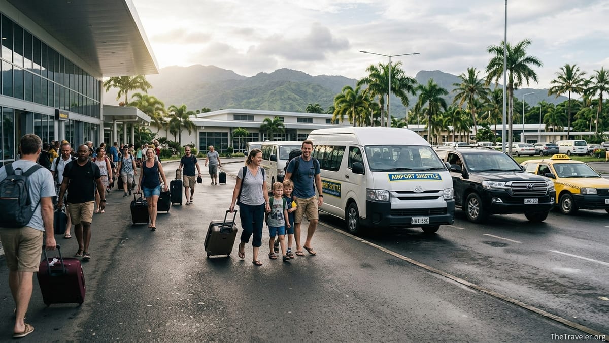Nadi Airport Transfers: Private Cars, Shuttles & Hotel Drop-Offs