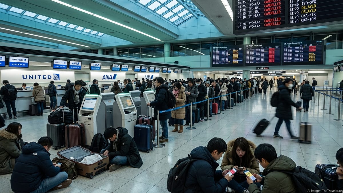 Flight Chaos in Japan Disrupts Narita and Naha Travel