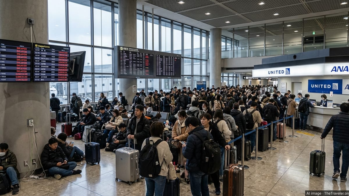 Cancellations and Delays Snarl Narita and Naha Airports