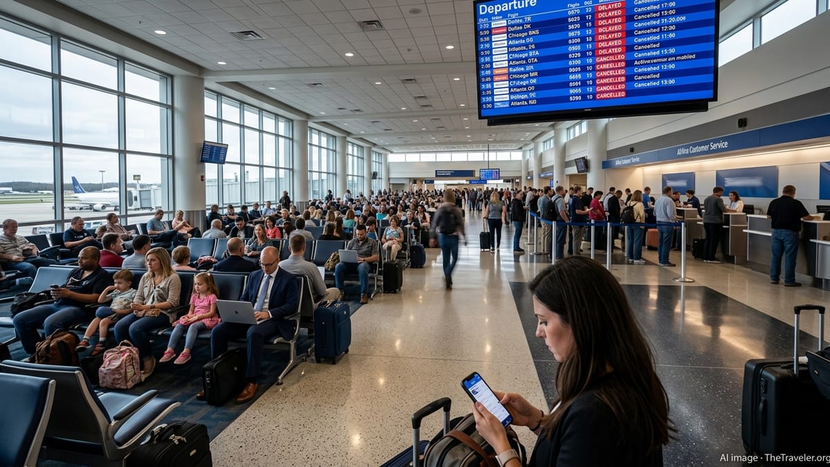 Delays and Cancellations Ripple From Major Hubs to Nashville