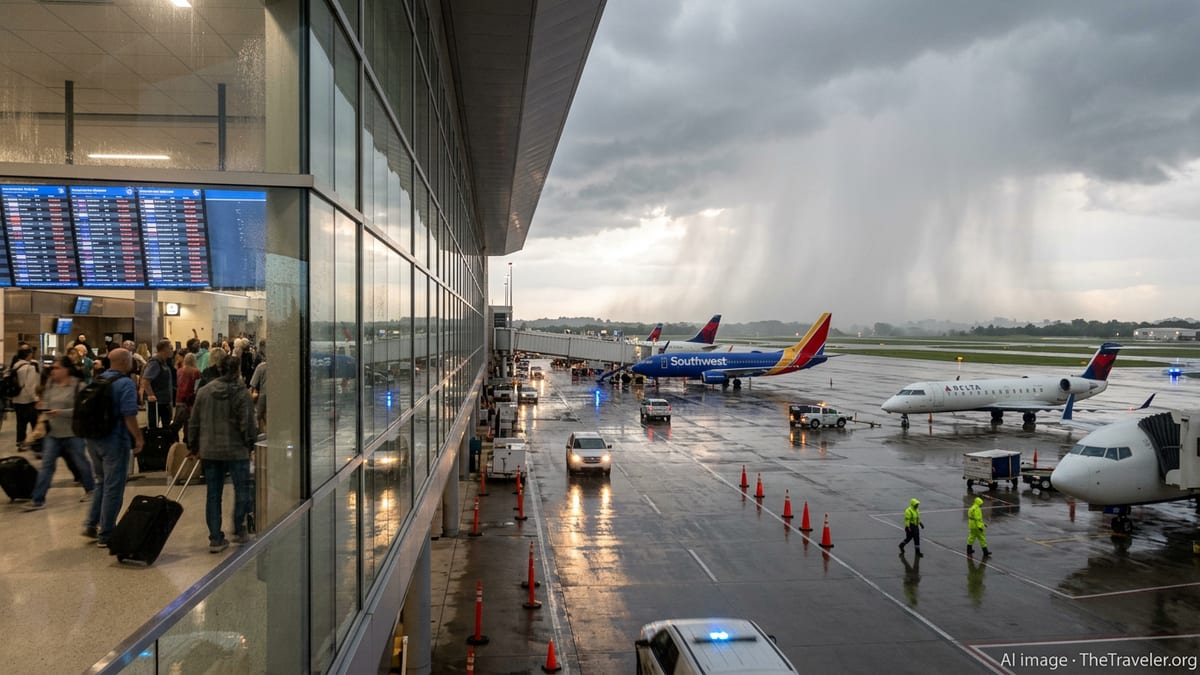 Severe Weather Triggers Widespread Flight Disruptions at Nashville