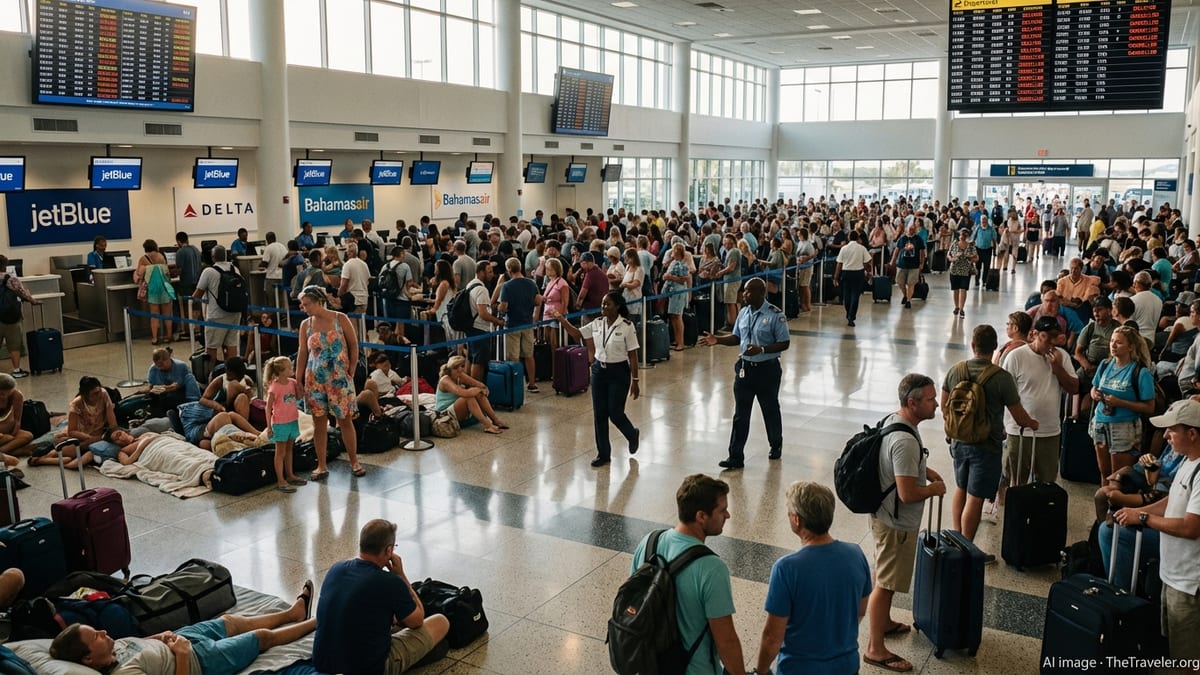 Flight Disruptions Snarl Travel at Nassau’s LPIA