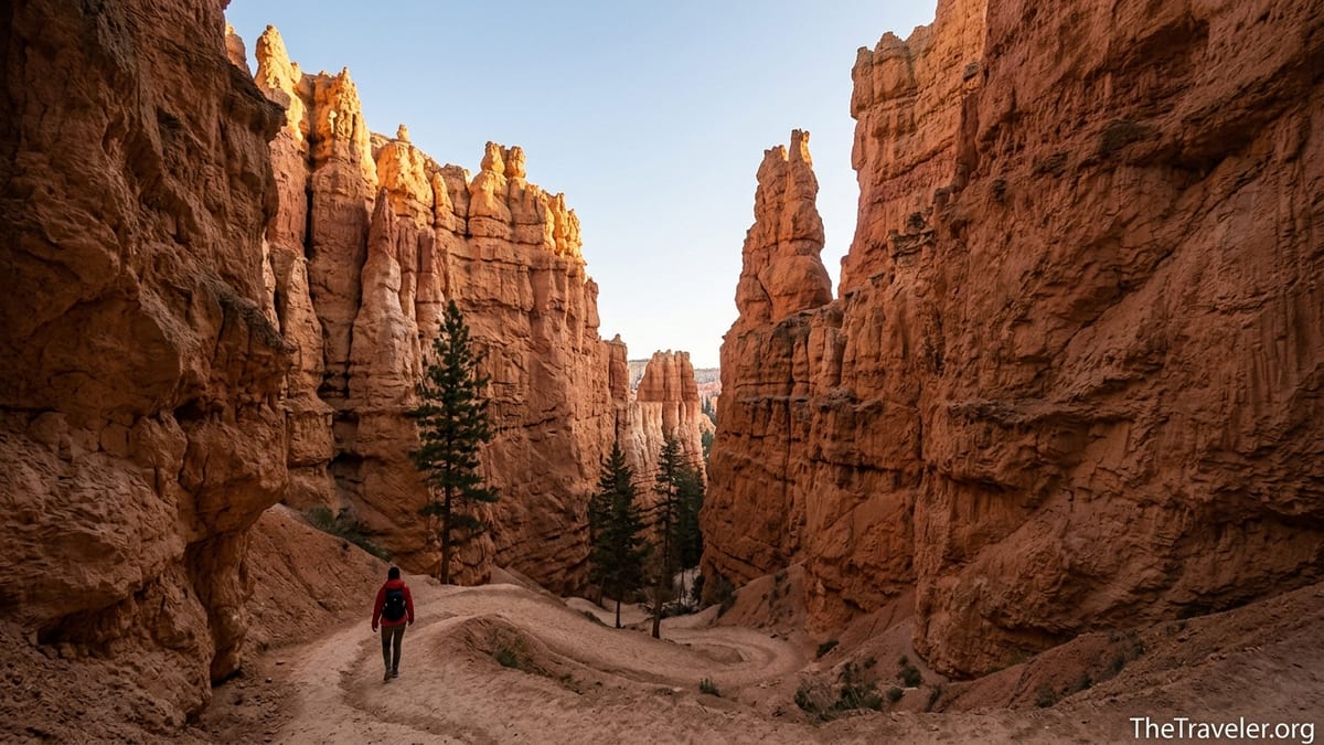 Descending the Navajo Loop Trail Into Bryce Canyon’s Hoodoos
