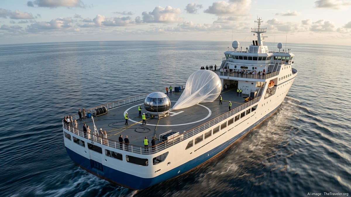 Near-Space Tourism Takes to Sea With MS Voyager