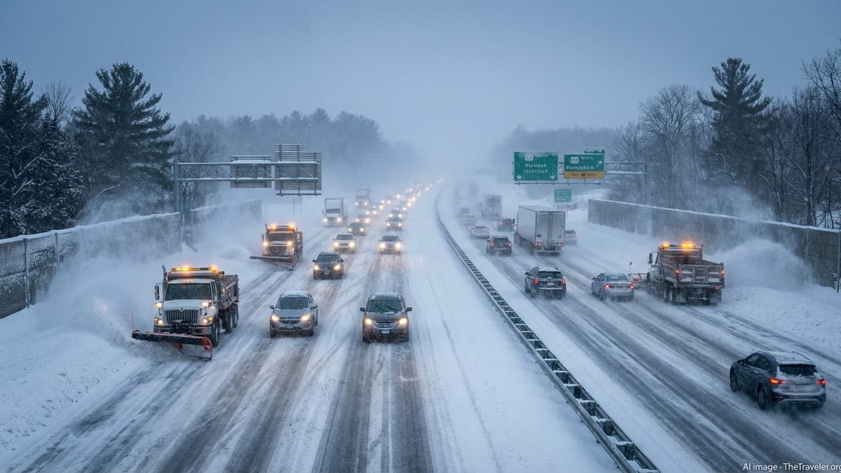 Northeast Snowstorm Slams New Hampshire and Neighboring States
