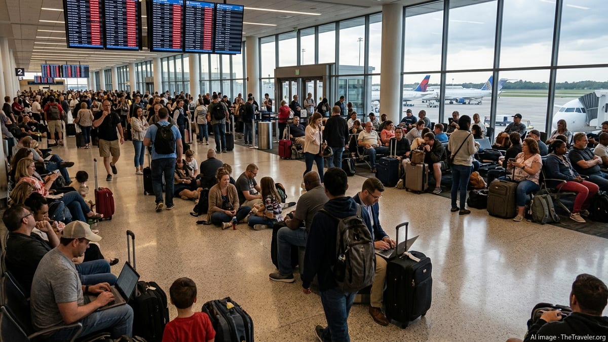 Flight Disruptions Strand Hundreds at New Orleans MSY