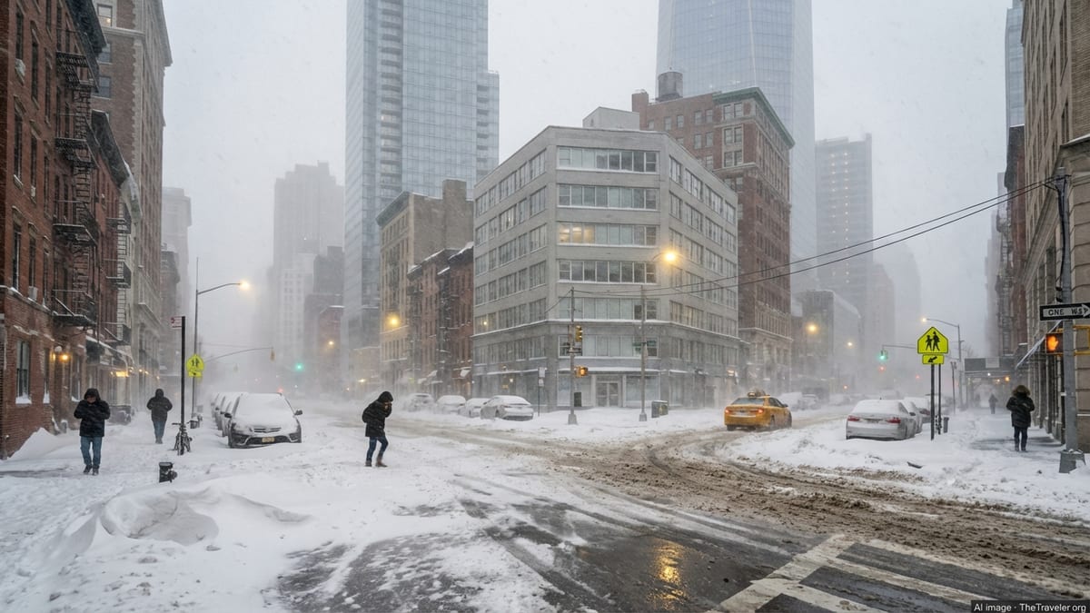 New York City Braces for Paralyzing Blizzard and Travel Chaos