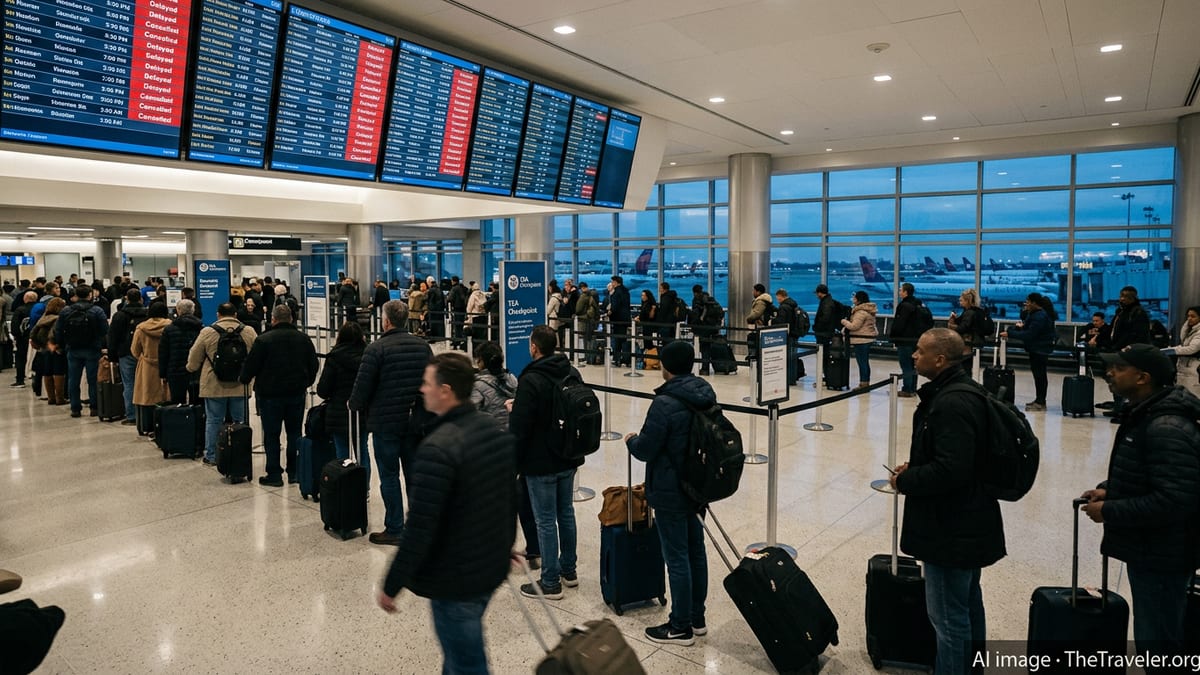 New York–Newark Flight Chaos: Delays, Cuts and Three‑Hour Lines