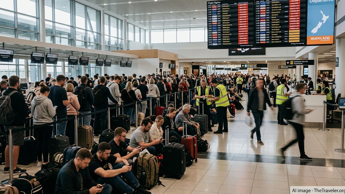 Major Flight Disruptions Leave New Zealand Travelers Stranded