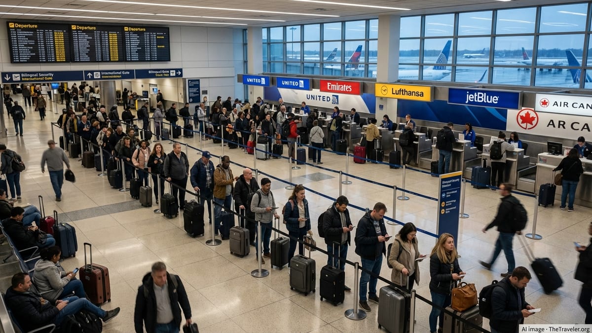 Newark Delays Snarl Global Routes for Major Airlines