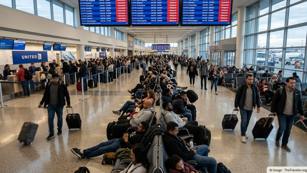 Mass Cancellations Strand Hundreds at Newark Airport