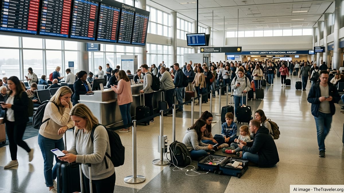 Newark Travel Meltdown: Mass Cancellations Snarl EWR Flights