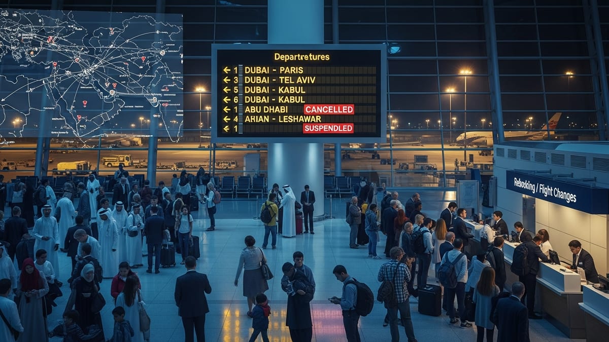 Fresh Wave of Flight Cancellations Hits UAE Hubs Amid Regional Airspace Turmoil