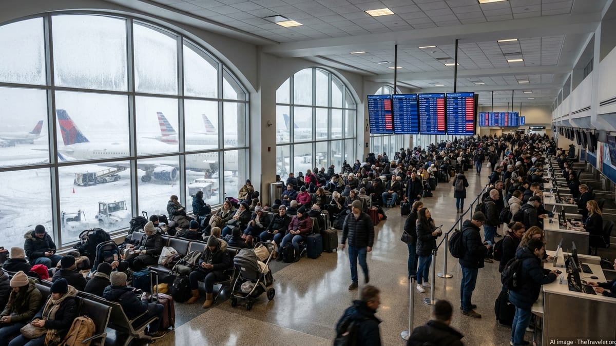 Northeast Blizzard Grounds 5,000+ Flights Across Key Hubs