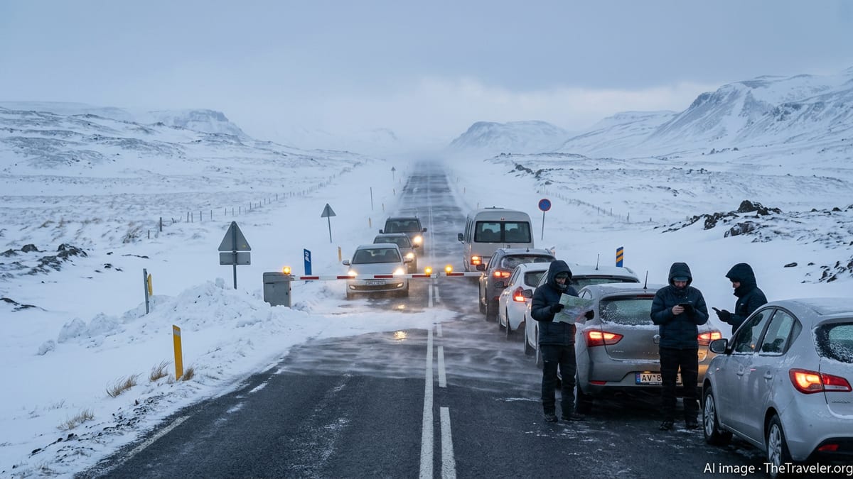 Storm Chaos Strands Tourists in Northwest Iceland