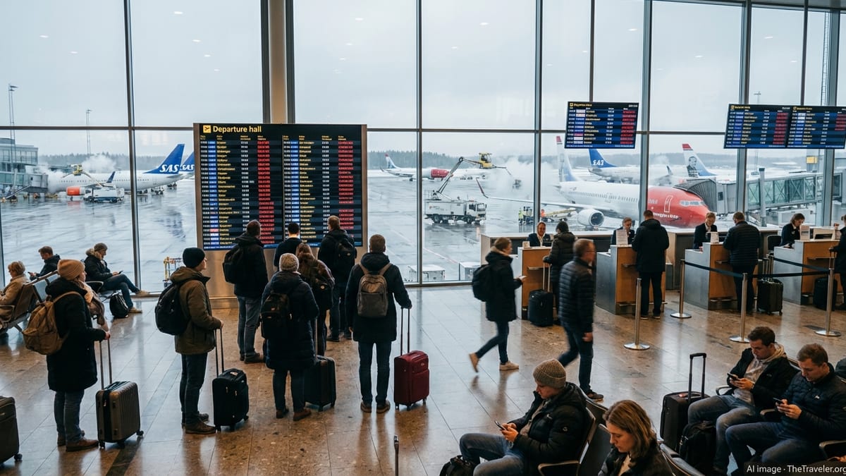 Norway Flight Disruptions Hit Oslo, Bergen and Stavanger