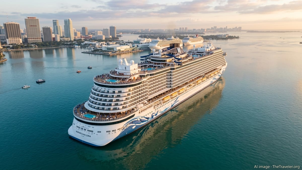 Norwegian Luna Makes Dazzling U.S. Debut Ahead of Caribbean Run