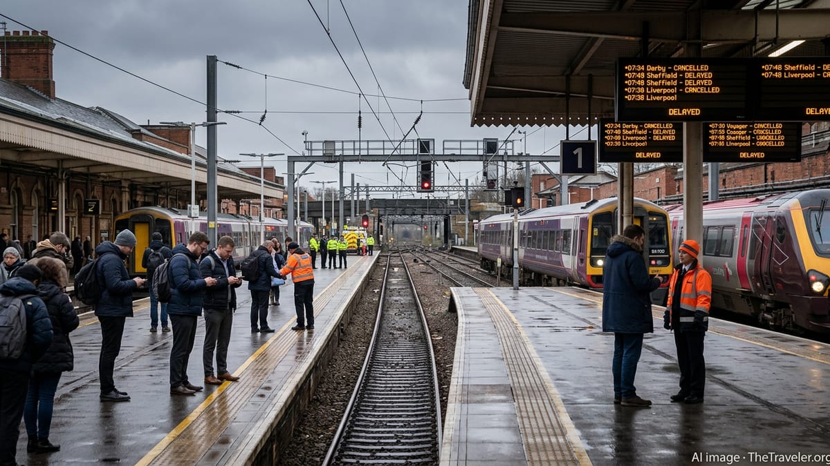 Nottingham–Derby Rail Collision Causes Major Route Disruption