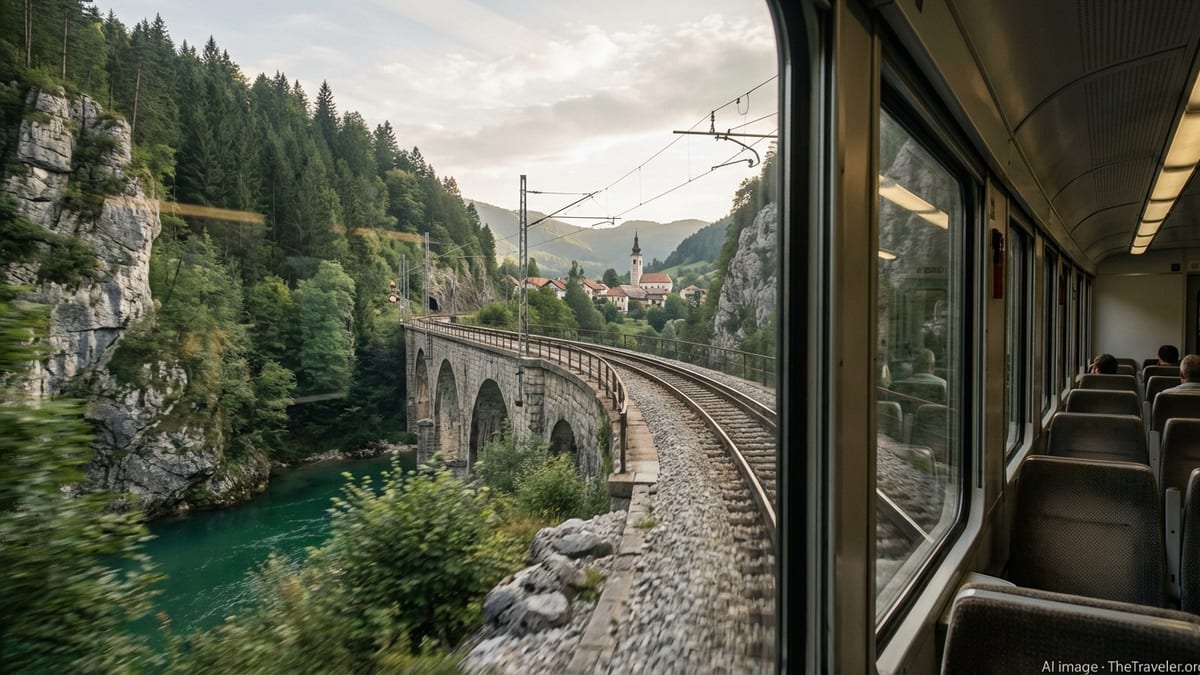 Scenic Rail Odyssey: Nova Gorica to Jesenice by Train
