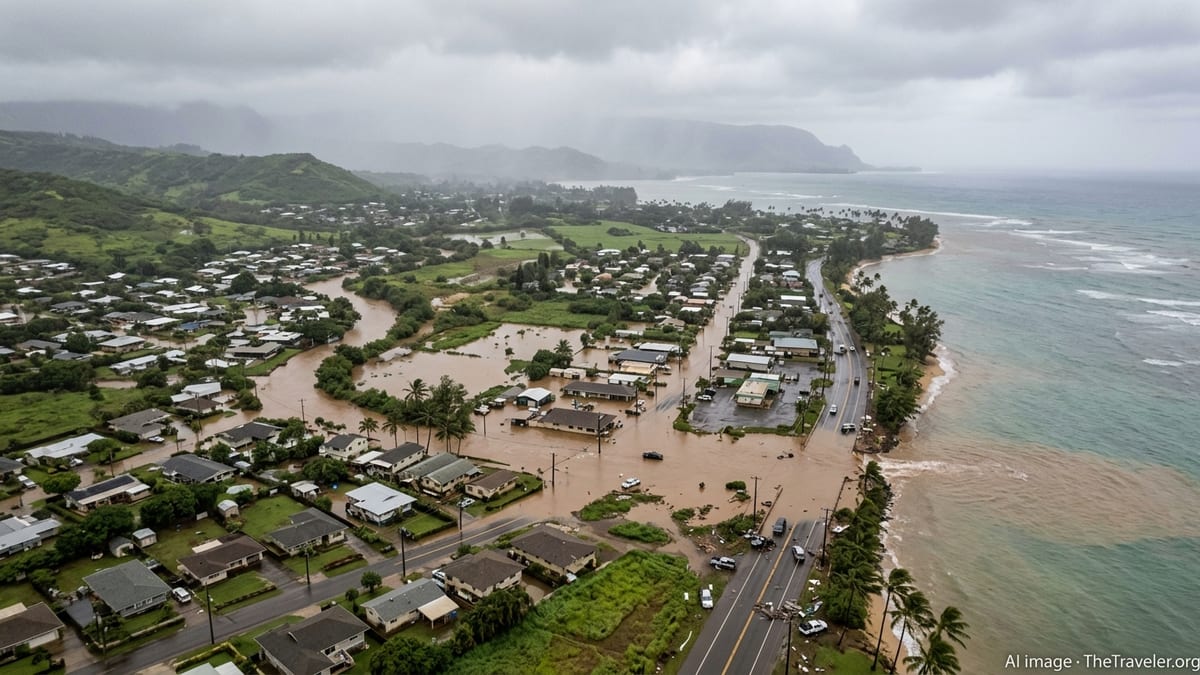 Oahu Flood Evacuations Disrupt Hawaii Tourism Travel Plans