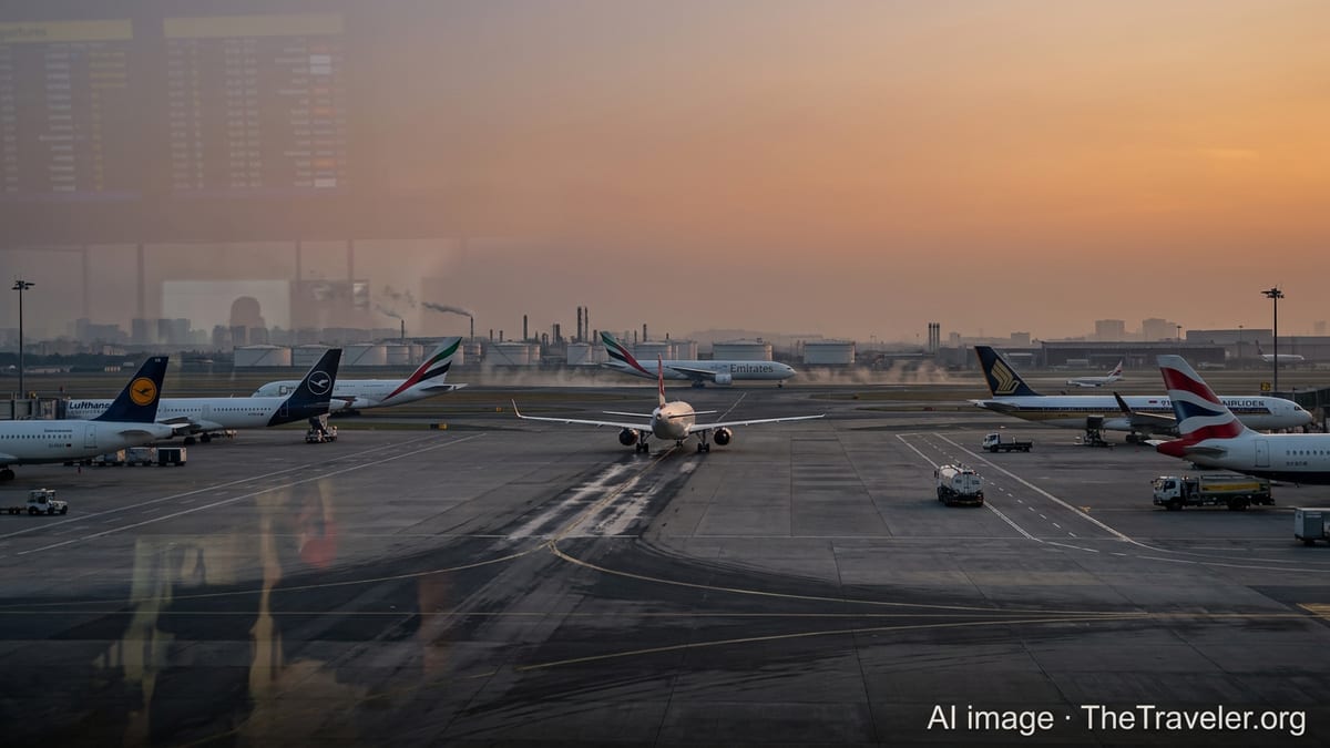 Oil Price Surge Triggers Global Sell-off in Airline Stocks