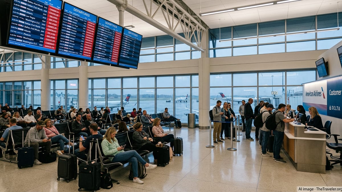 Weather Chaos Triggers 15 Flight Cancellations at OKC