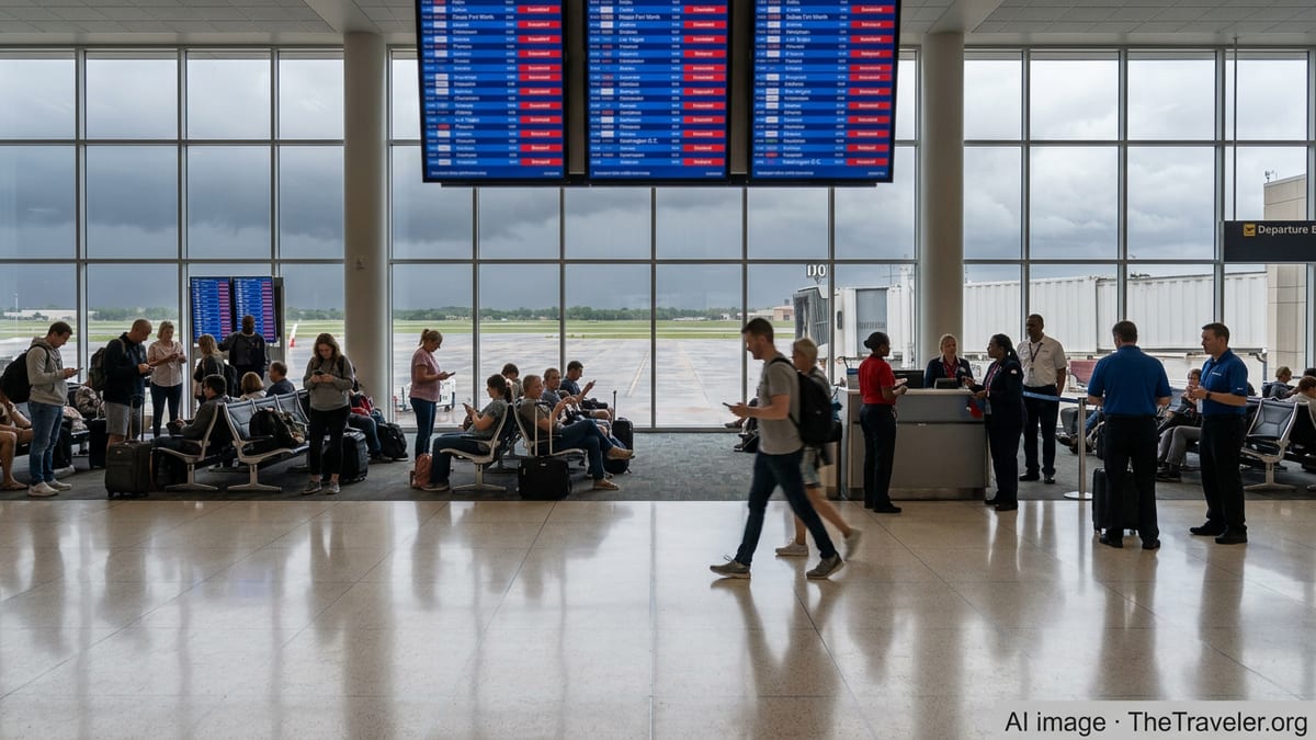 Storms Trigger Cancellations at OKC, Disrupting Key Hubs