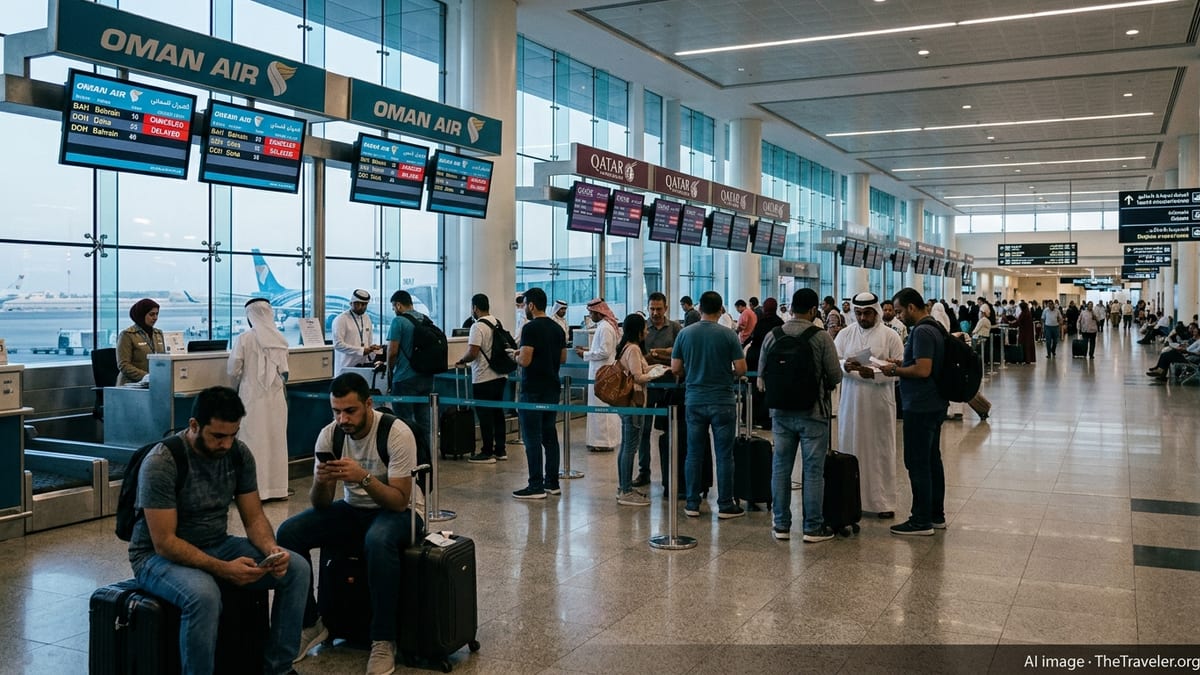 Oman Air, Qatar Airways Cancellations Disrupt Oman Travel