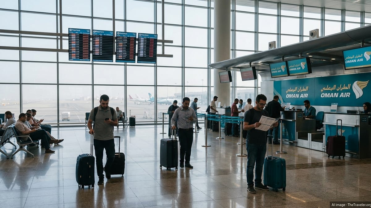 Oman Air Widens Route Cancellations Amid Gulf Airspace Turmoil