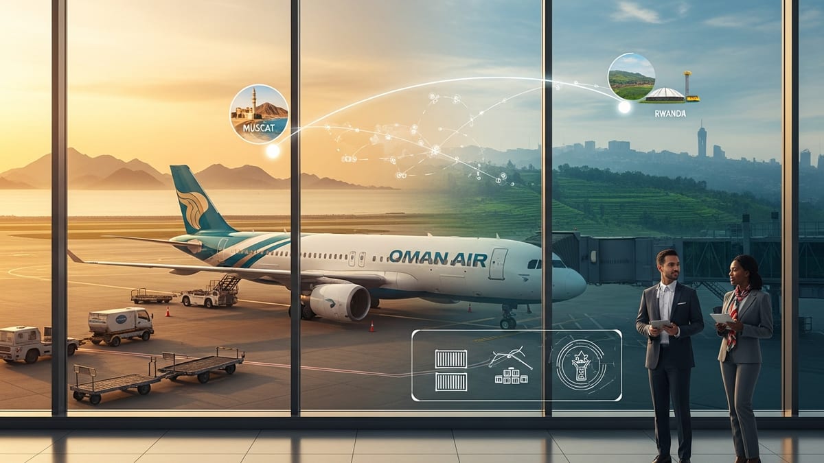 Oman Air to Launch First Muscat–Kigali Flights, Opening New Gateway to East Africa