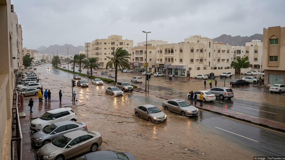 Flash Floods Kill Two, Strand Dozens as Oman Issues New Alerts