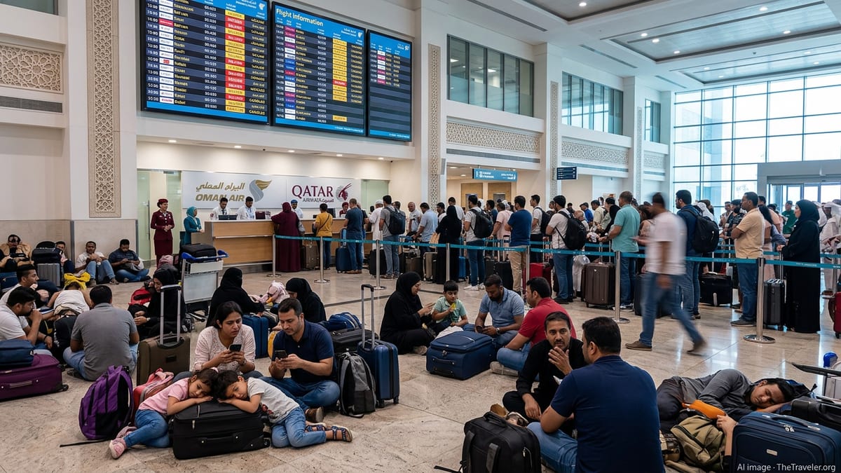 Oman, Qatar Cuts Leave Passengers Stranded in Muscat and Salalah