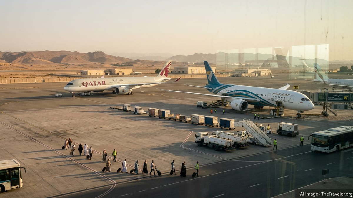 Oman Steps In as Qatar Airways Shifts Limited Flights from Doha