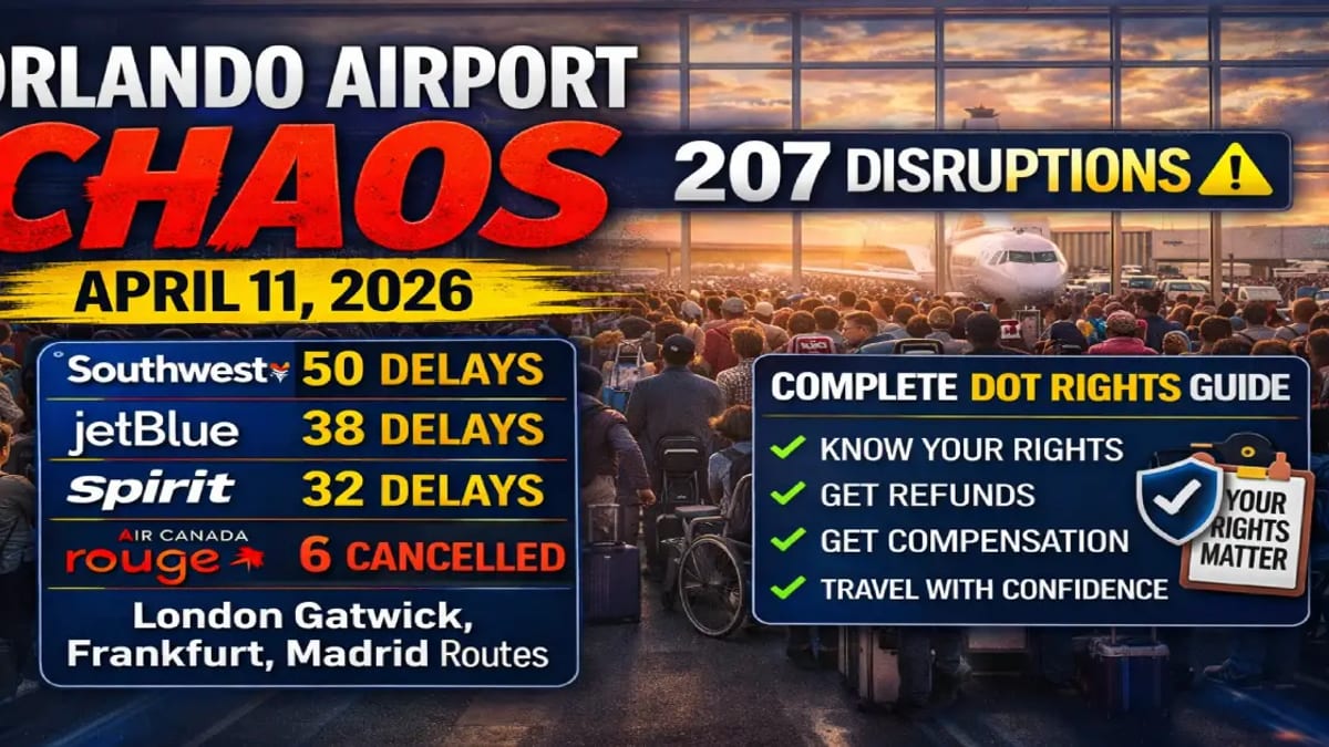 Orlando Airport Chaos: 207 Flight Disruptions Snarl Family Travel