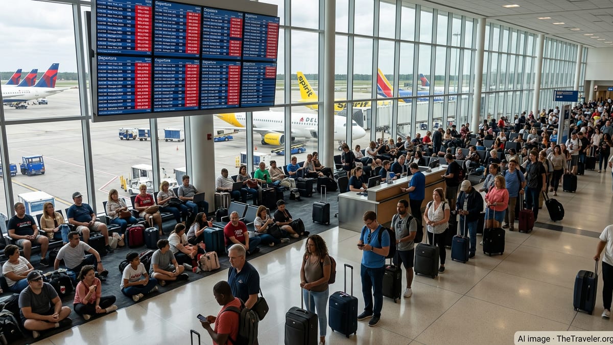 Flight Disruptions Snarl Orlando Routes to Major US Hubs