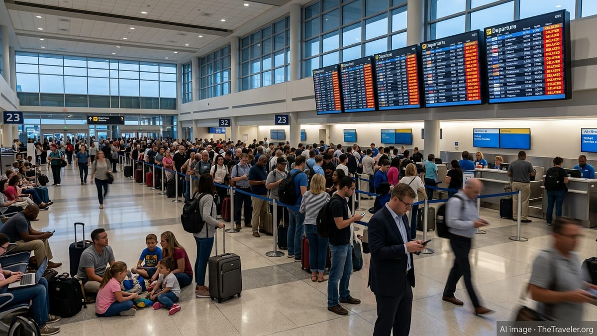 Mass Delays Snarl Orlando Airport, Hundreds of Travelers Hit