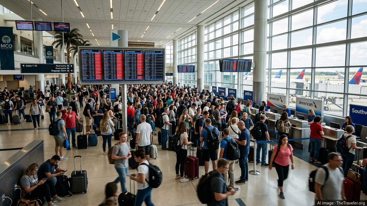 New Wave of Flight Cancellations Snarls Orlando Travel