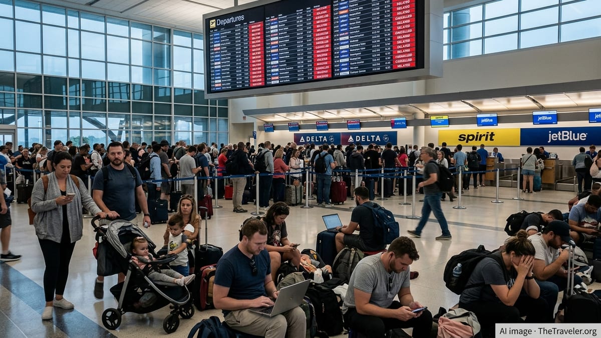 Weather Turmoil Triggers Major Flight Disruptions at Orlando